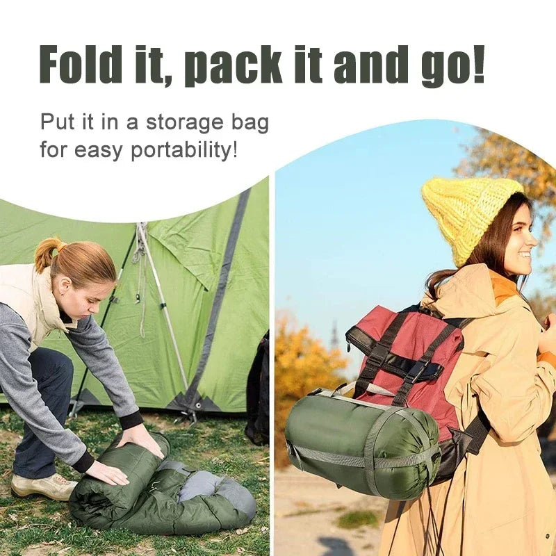 Ultralight Waterproof 4-Season Camping Sleeping Bag For Backpacking