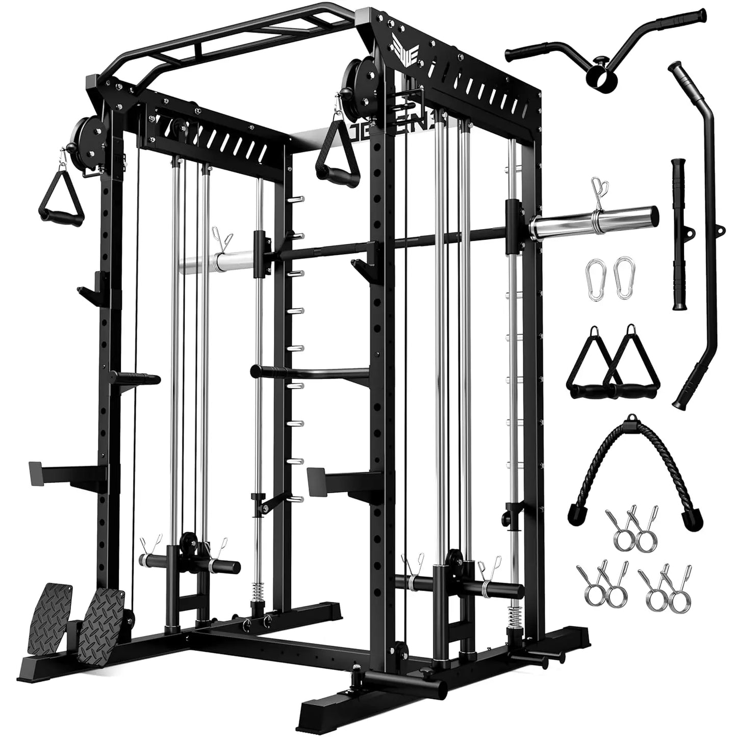 XIAOLANG M21 Smith Machine Dual Pulley Cable Cage 2000LBS