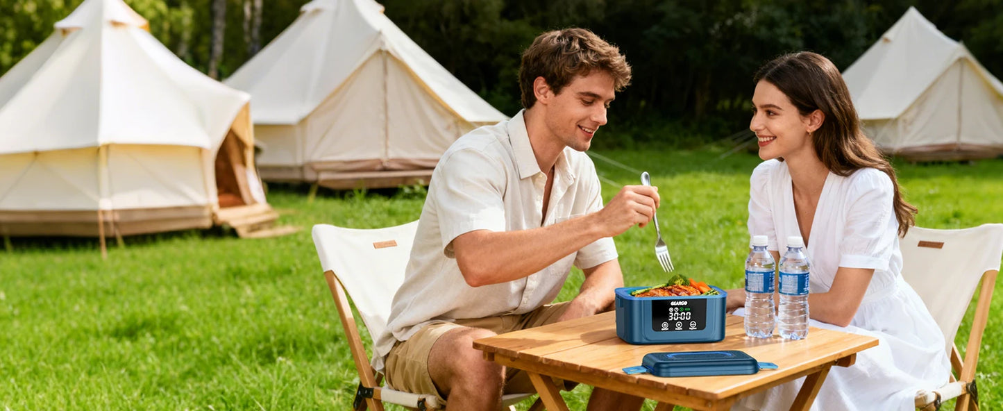 Cordless Electric Heated Lunch Box For On The Go Meals