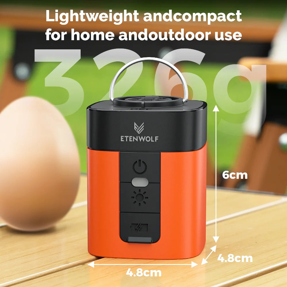 ETENWOLF Air 3 Wireless Pump USBC Fast Charging For Outdoors