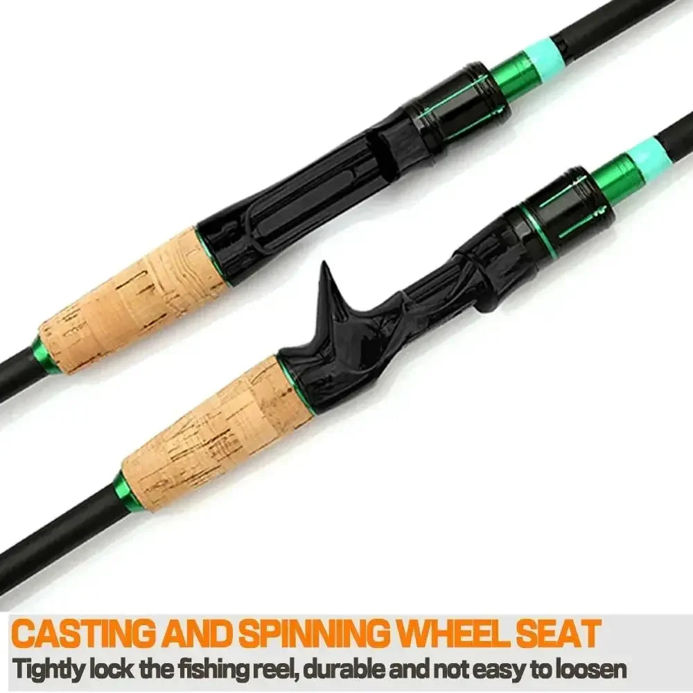 Ultralight Portable Baitcasting Fishing Rod And Reel Set