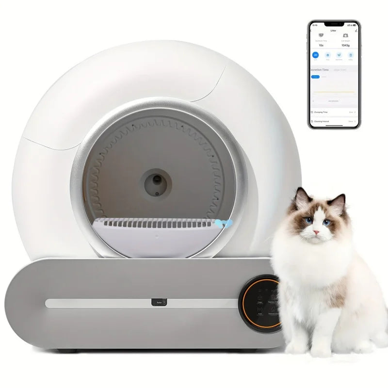 Booteely Automatic Smart Self Cleaning Cat Litter Box