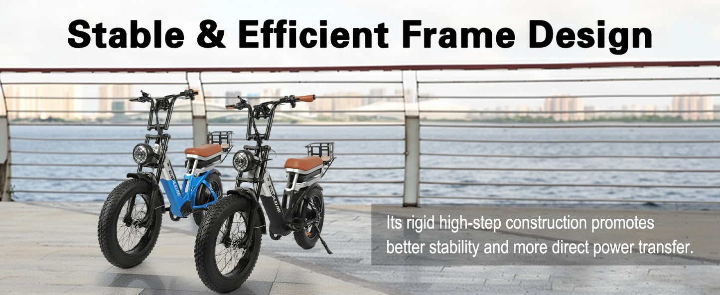 BAOLUJIE Electric Bike 1500W Peak Power E Bike for Adults