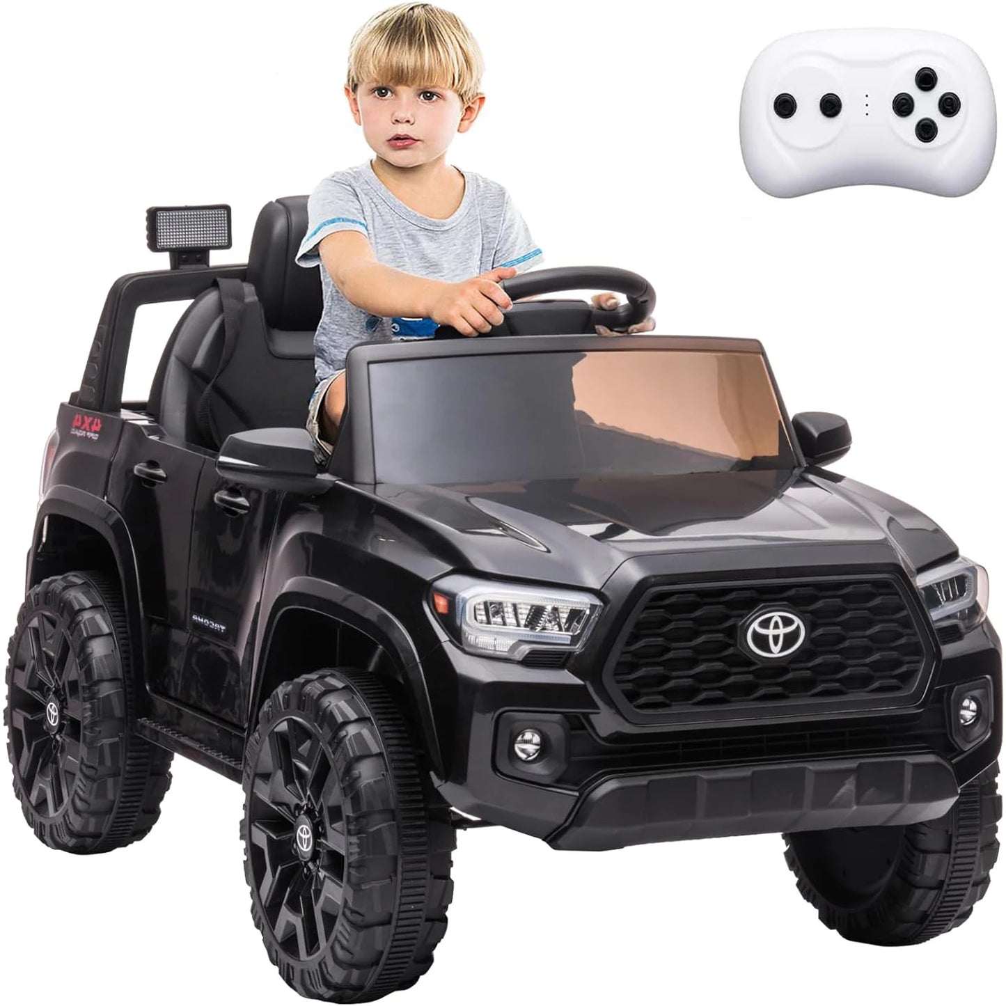 HiMISS 12V Kids Ride On Car With Remote And LEDHeadlights
