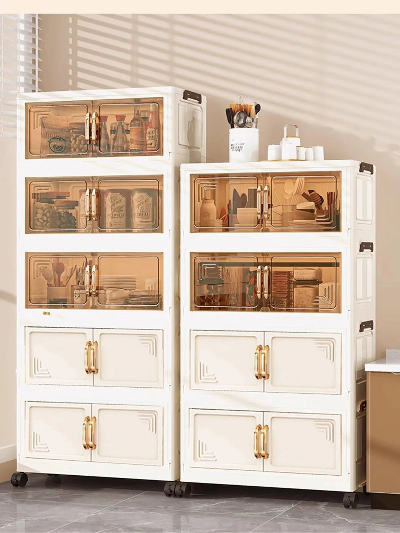 Multifunctional Folding Storage Cabinet Wardrobe Organizer For Home
