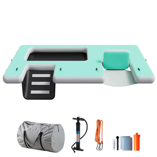 XMSJ Excursion Inflatable Boat Set With Oars And Pump