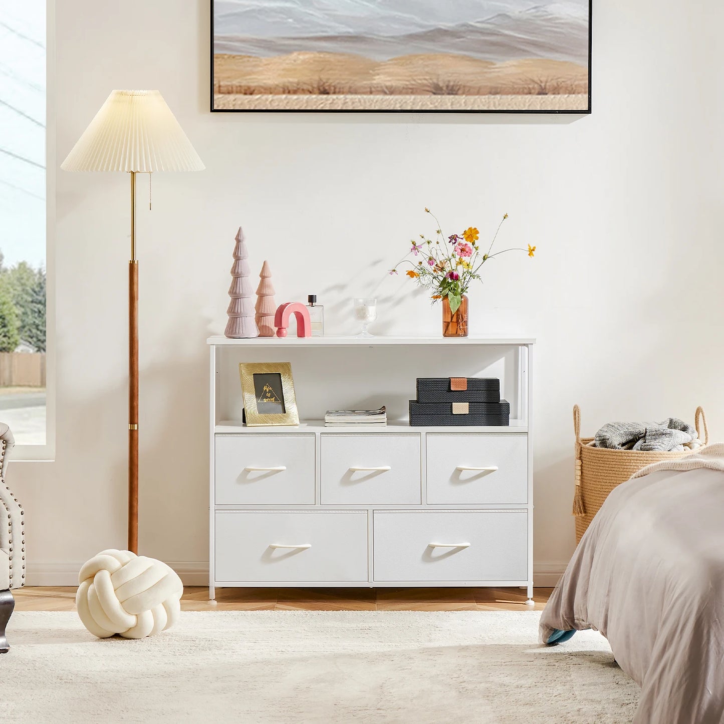 JHK Bedroom Wardrobe Storage Chest With Drawers For Bedroom