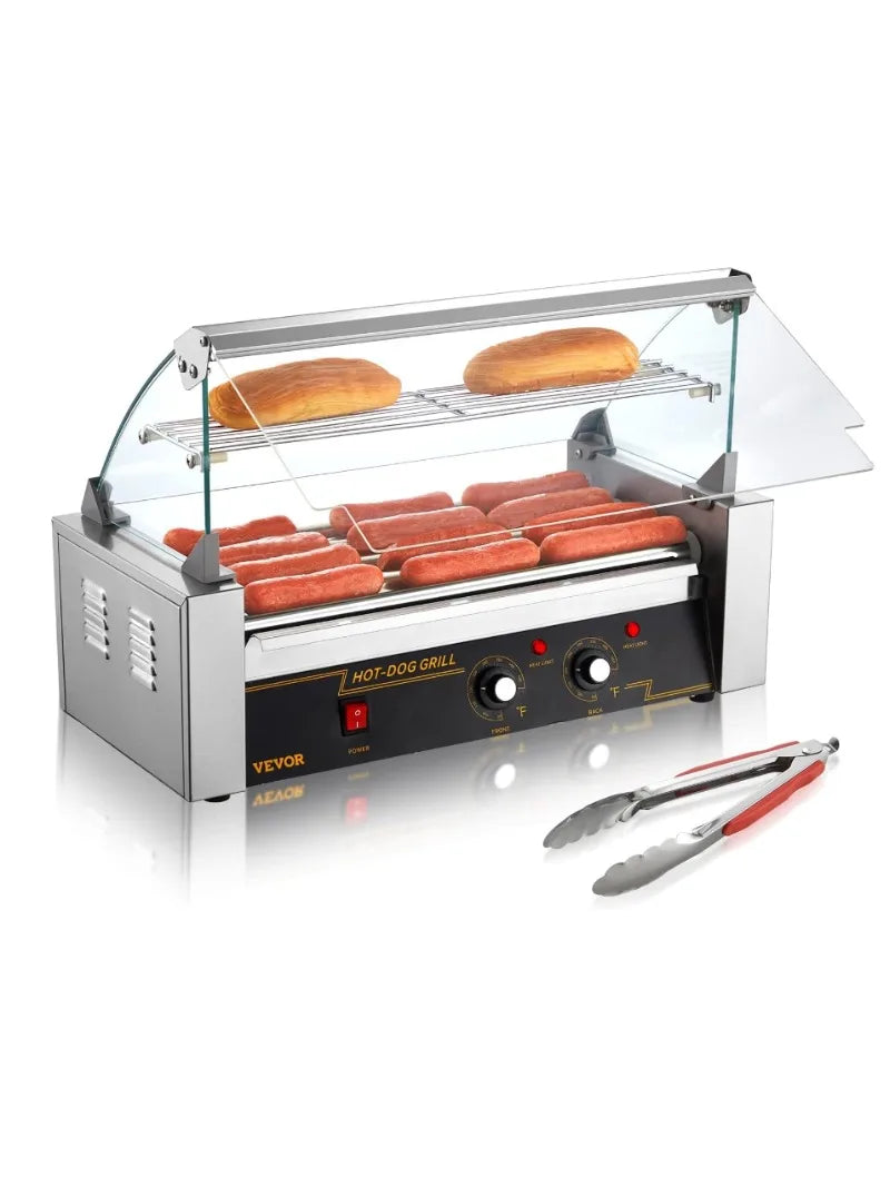 Commercial Electric Hot Dog Sausage Grill Machine 110V 220V