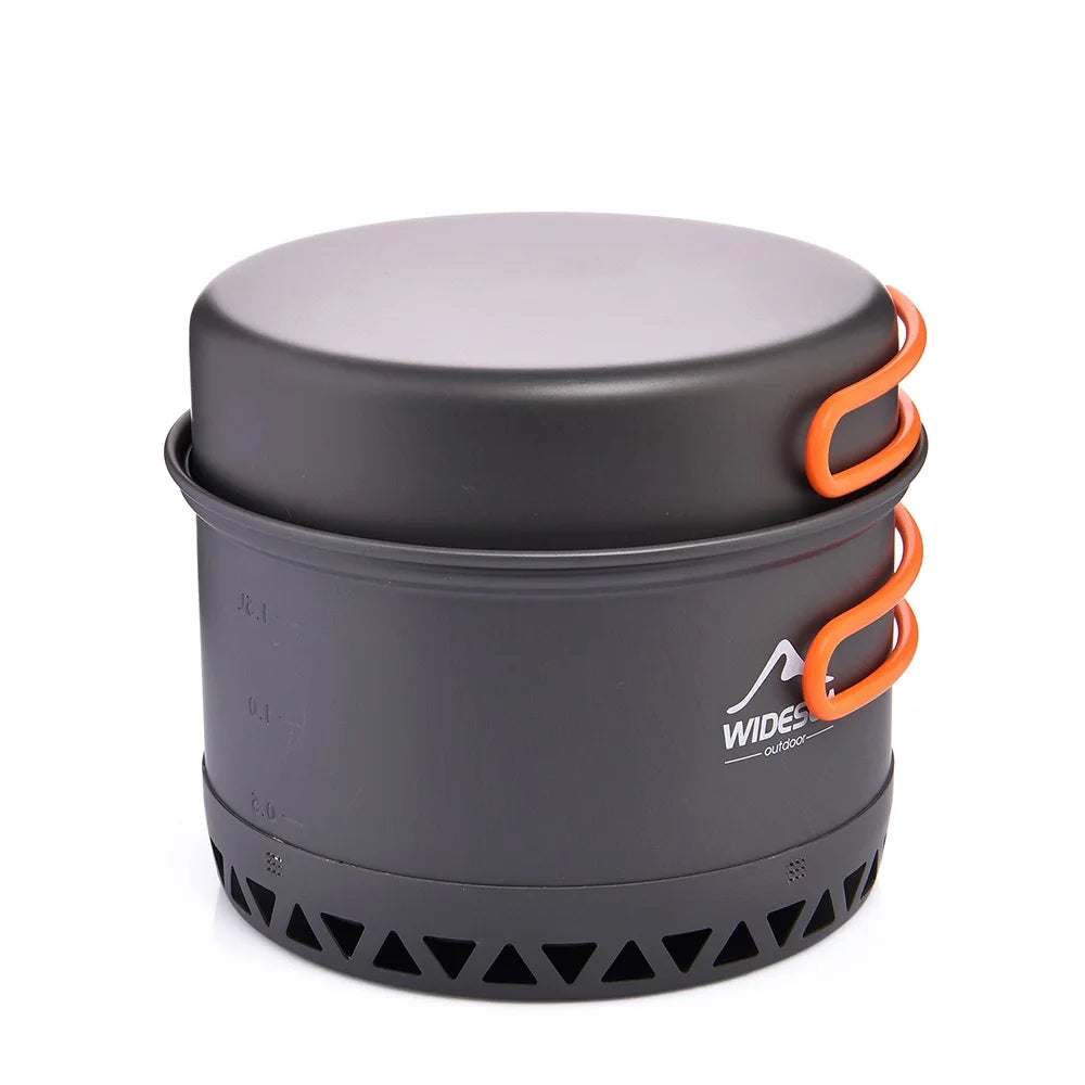 Widesea Outdoor Camping Cookware Set Pots Kettle Cups Utensils