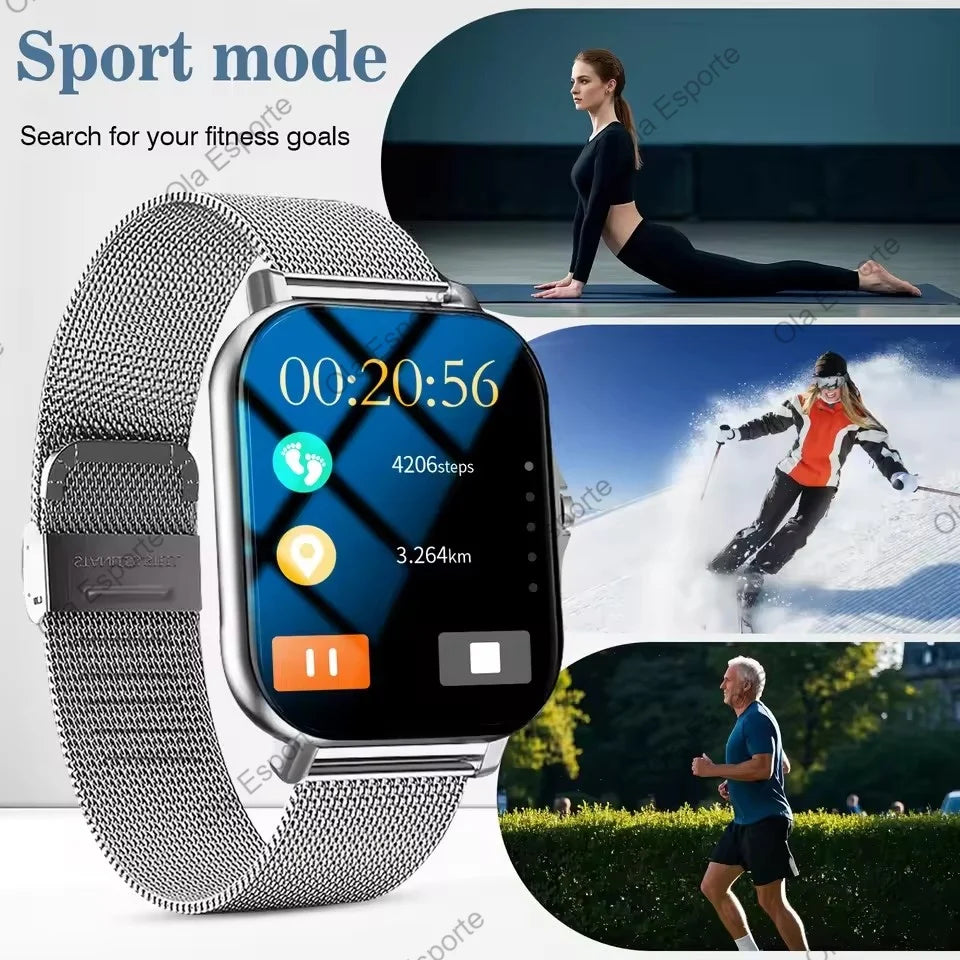 Smart Watch With Blood Oxygen And Blood Pressure Monitor Bluetooth
