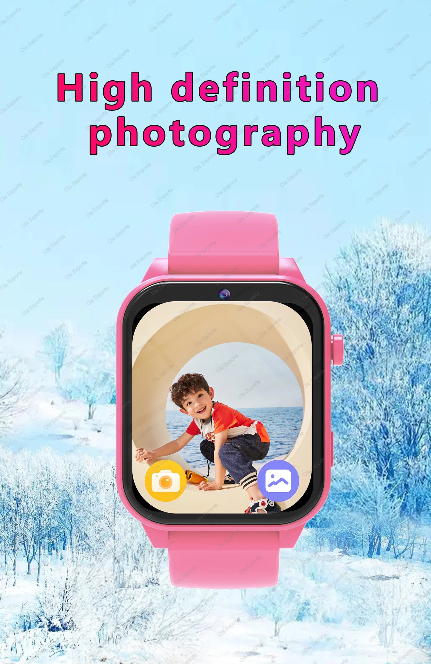 Kids Smartwatch With 100 Plus Games, HD Screen, Music iOS Android
