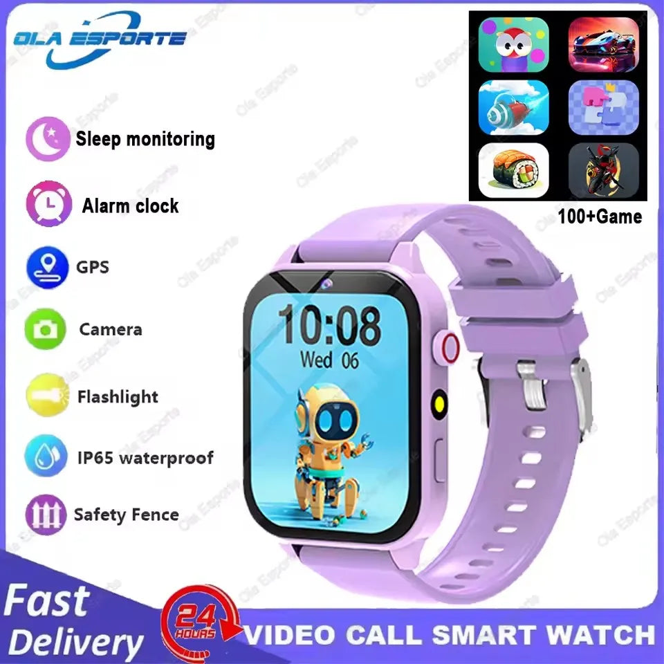 Kids Smartwatch With 100 Plus Games, HD Screen, Music iOS Android