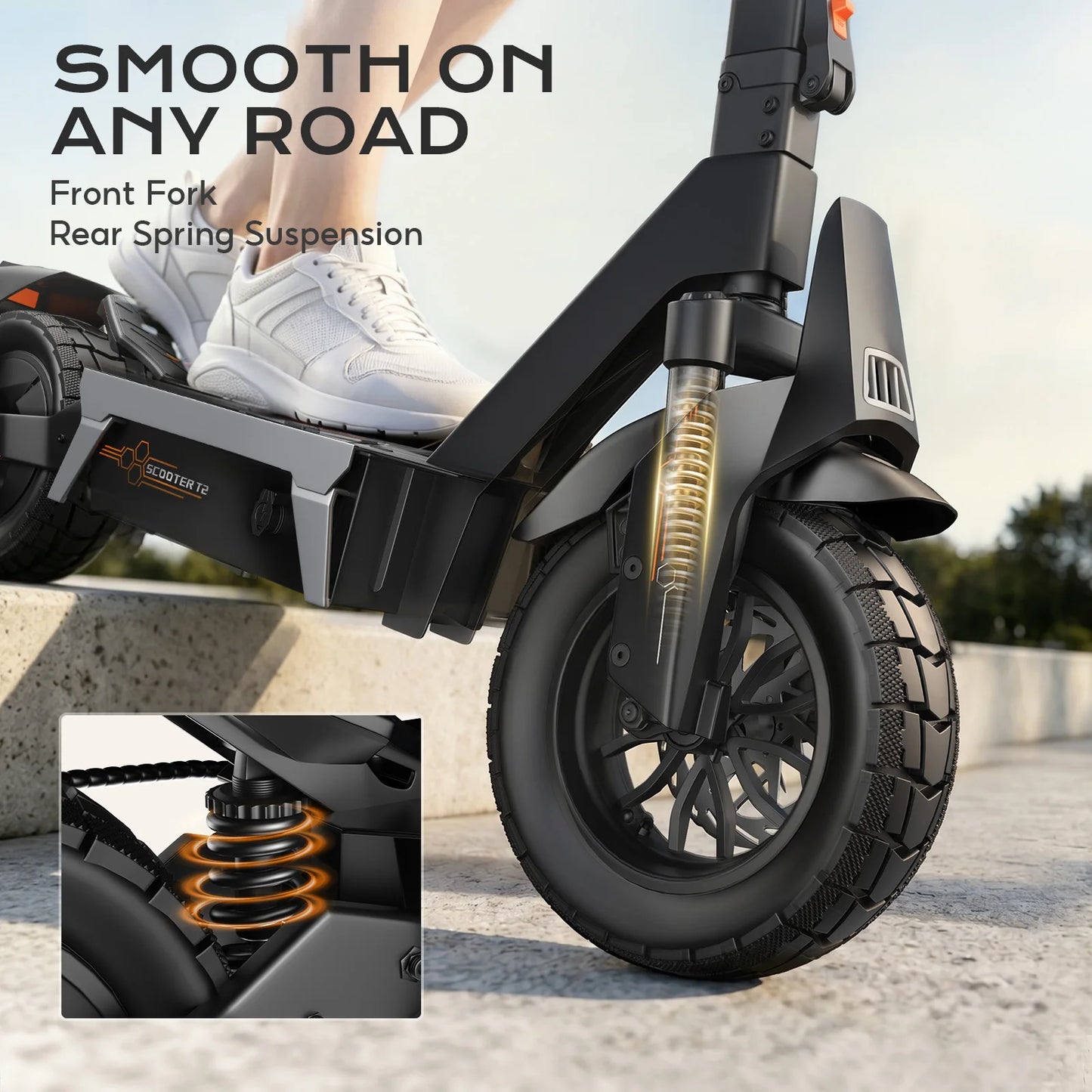 FENGQS ONECNA T2 1200W Dual-Motor Foldable Electric Scooter