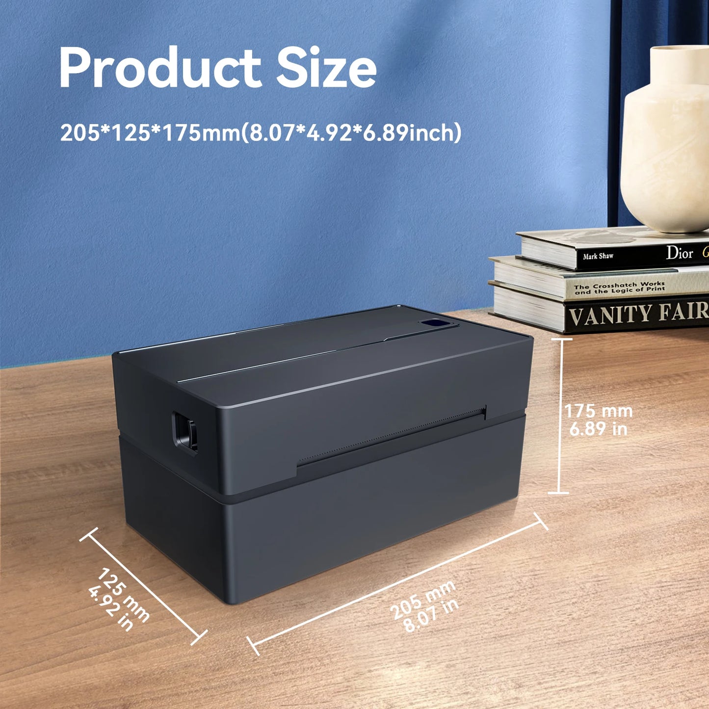 TakeYou Portable Thermal Label Printer 203DPI Bluetooth USB