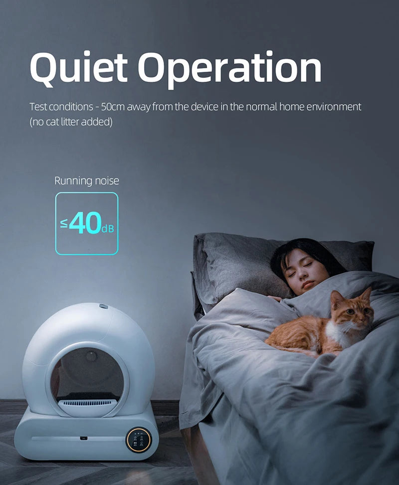 Booteely Automatic Smart Self Cleaning Cat Litter Box