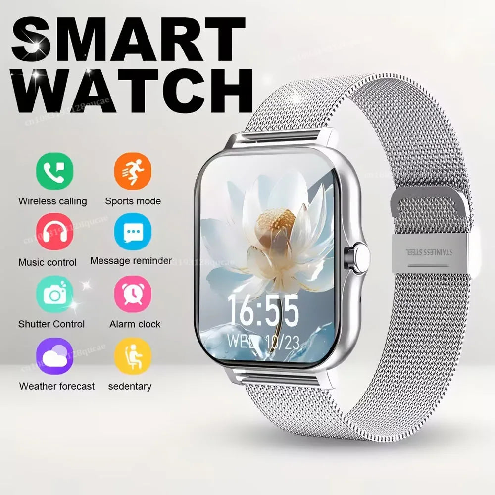 Smart Watch With Blood Oxygen And Blood Pressure Monitor Bluetooth