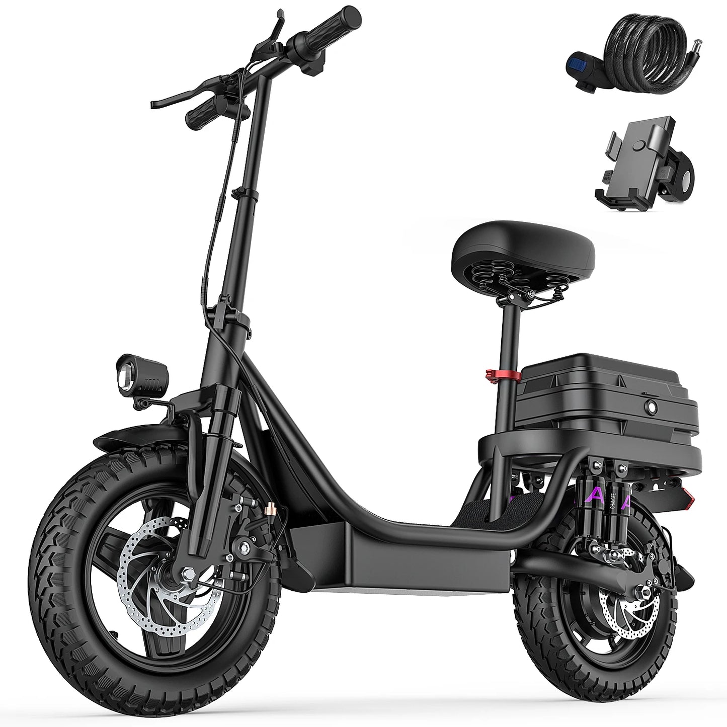 UPlee GQ8 Folding Electric Bike 250W Motor 48V 15A