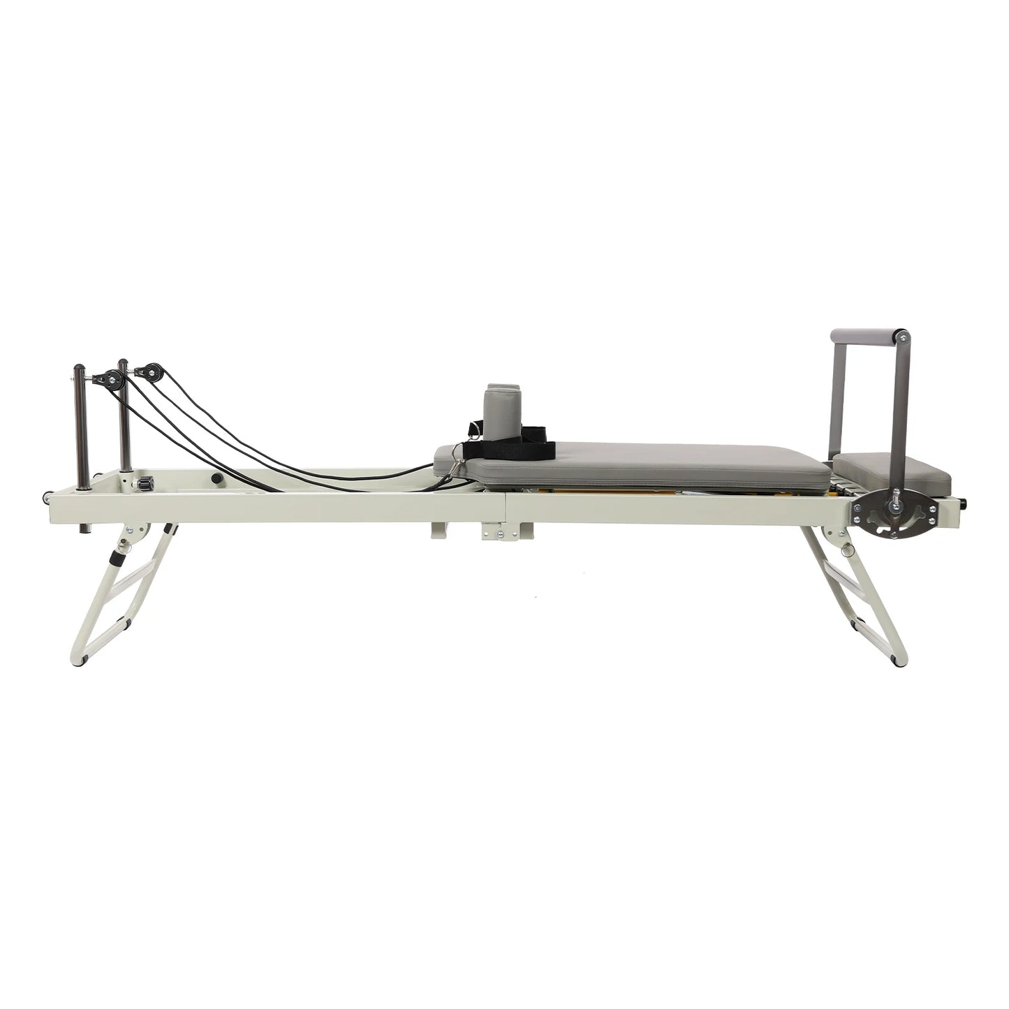 Foldable Pilates Reformer Machine For Home Fitness