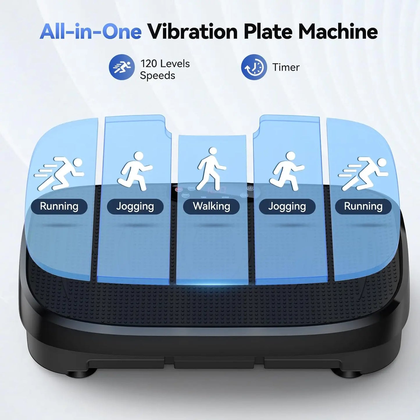 HTM Vibration Plate Multifunction Trainer for Home Gym 330lb