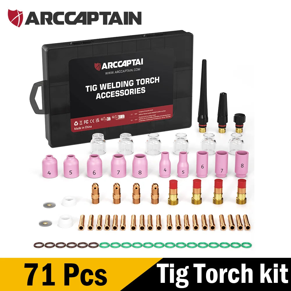 ARCCAPTAIN WP 17 18 26 TIG Welding Torch Accessories Kit