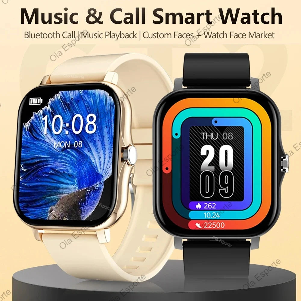 Smart Watch With Blood Oxygen And Blood Pressure Monitor Bluetooth