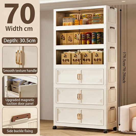 Multifunctional Folding Storage Cabinet Wardrobe Organizer For Home
