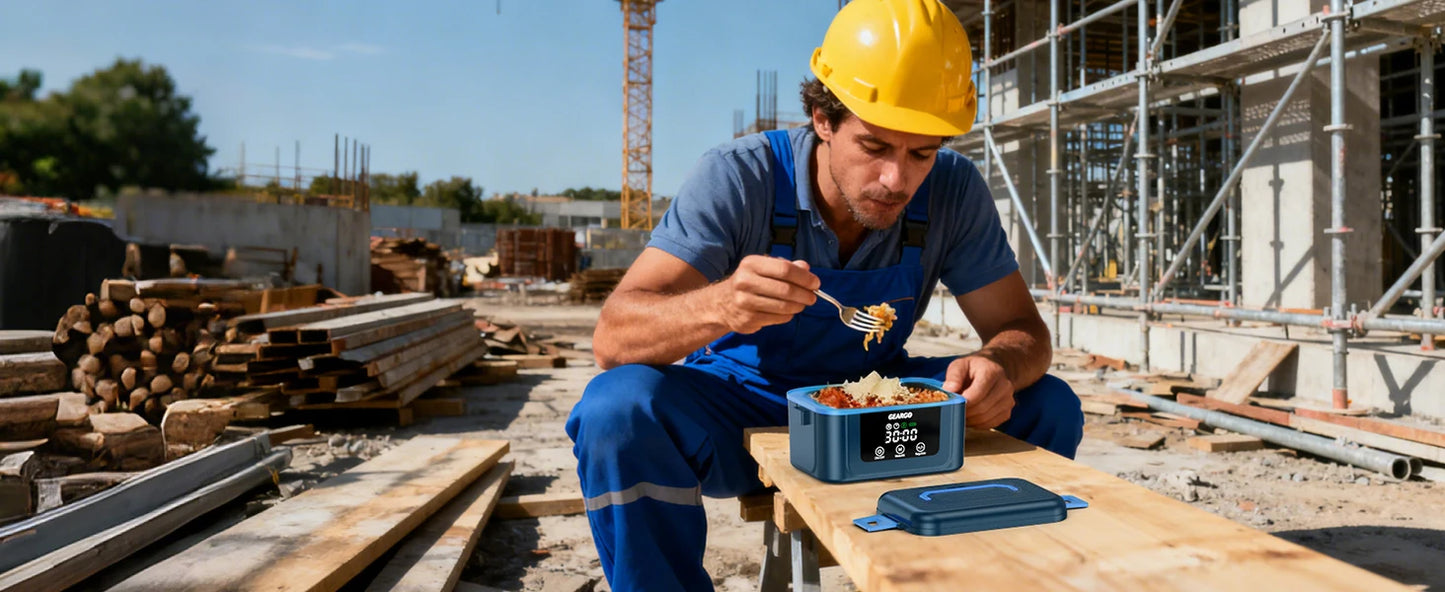 Cordless Electric Heated Lunch Box For On The Go Meals
