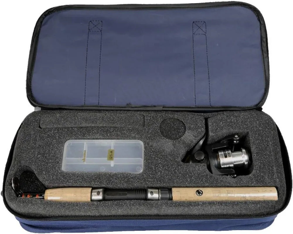 Okuma Voyager Spinning Freshwater Travel Kit With Nylon Bag