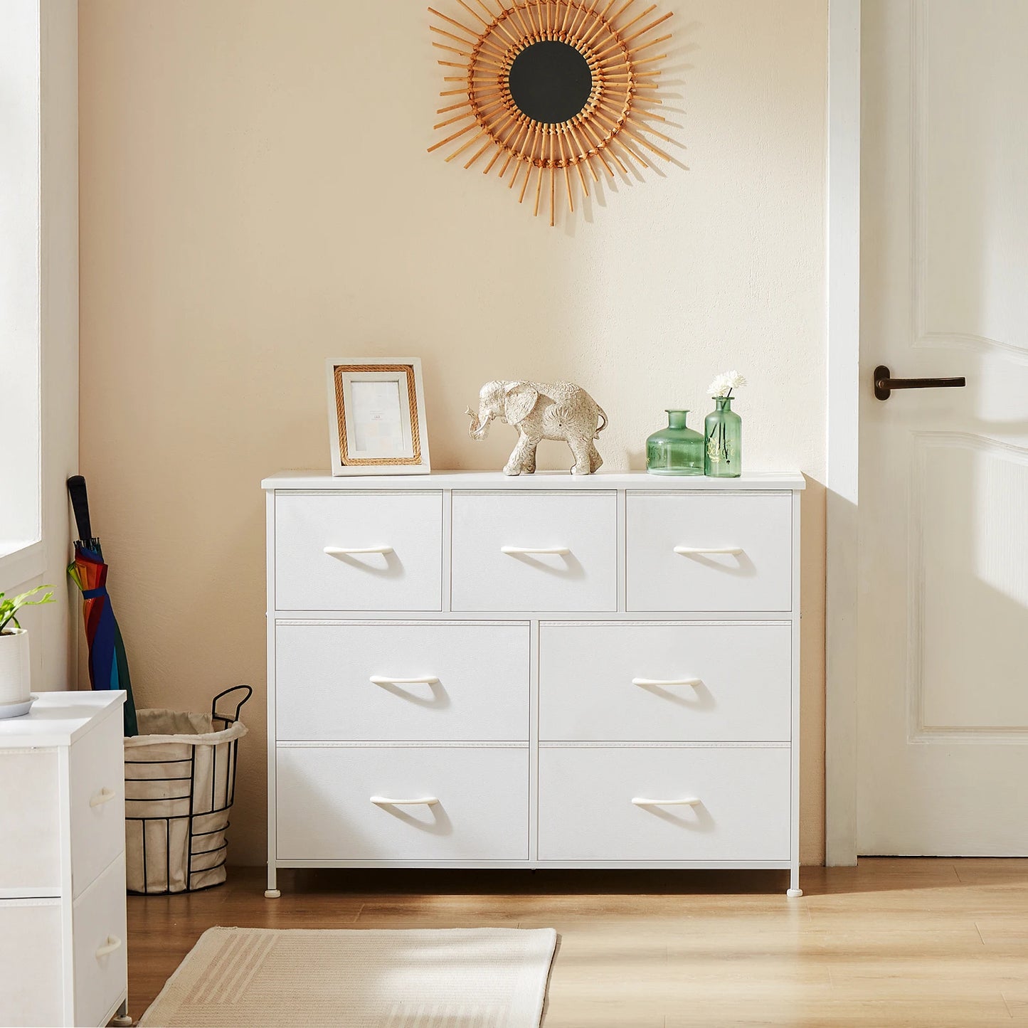 JHK Bedroom Wardrobe Storage Chest With Drawers For Bedroom