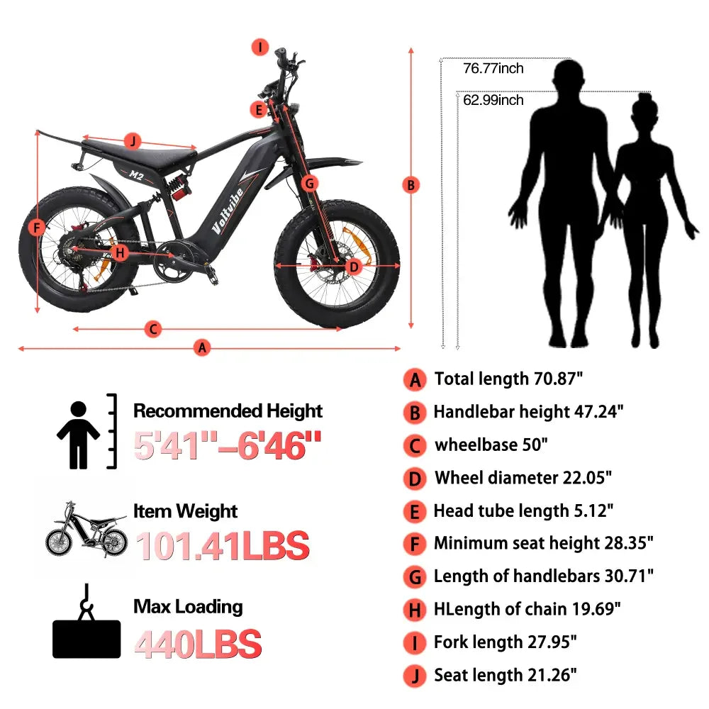 BAOLUJIE Electric Bike 1500W Peak Power E Bike for Adults