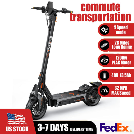 FENGQS ONECNA T2 1200W Dual-Motor Foldable Electric Scooter