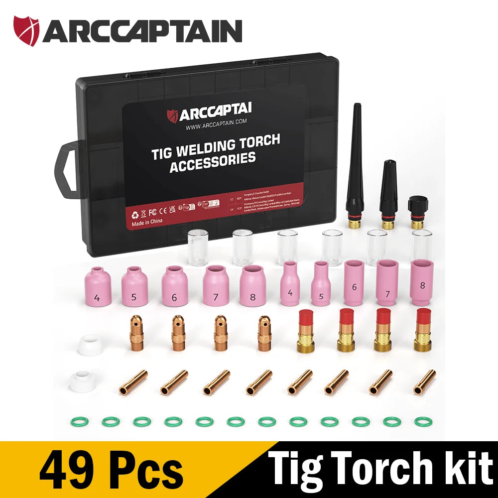 ARCCAPTAIN WP 17 18 26 TIG Welding Torch Accessories Kit