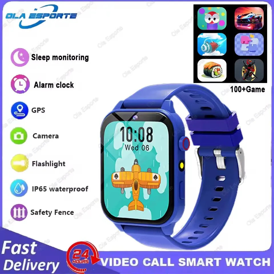Kids Smartwatch With 100 Plus Games, HD Screen, Music iOS Android