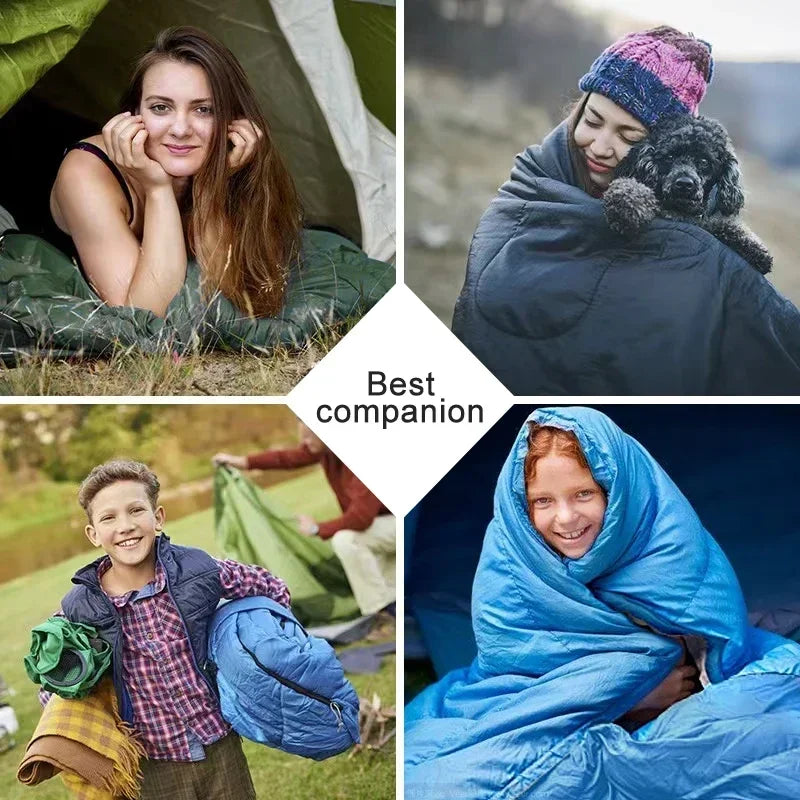 Ultralight Waterproof 4-Season Camping Sleeping Bag For Backpacking