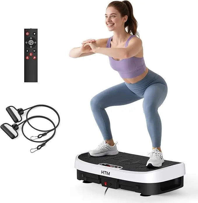 HTM Vibration Plate Multifunction Trainer for Home Gym 330lb