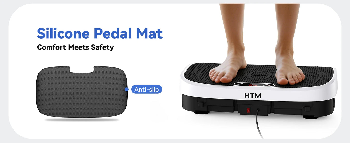 HTM Vibration Plate Multifunction Trainer for Home Gym 330lb