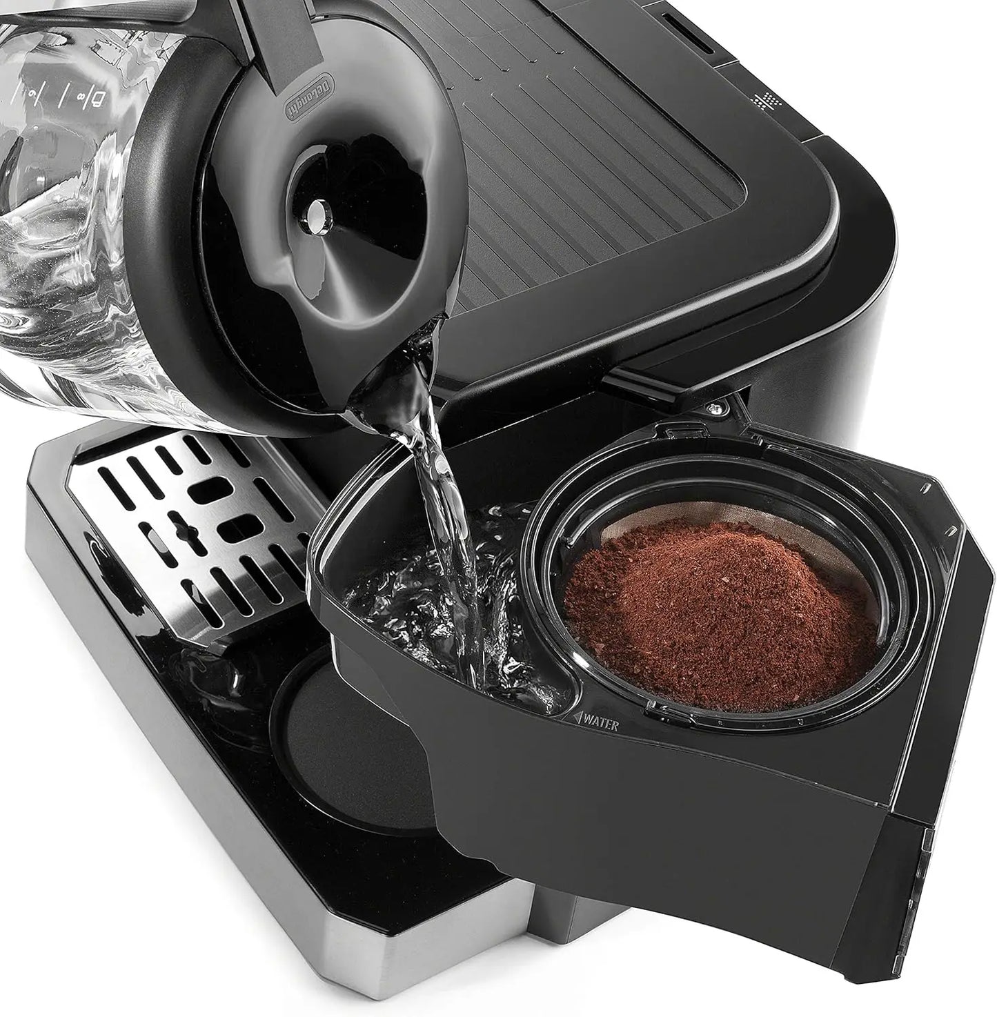 Upgraded All-in-One Coffee And Espresso Machine With Adjustable Milk Frother