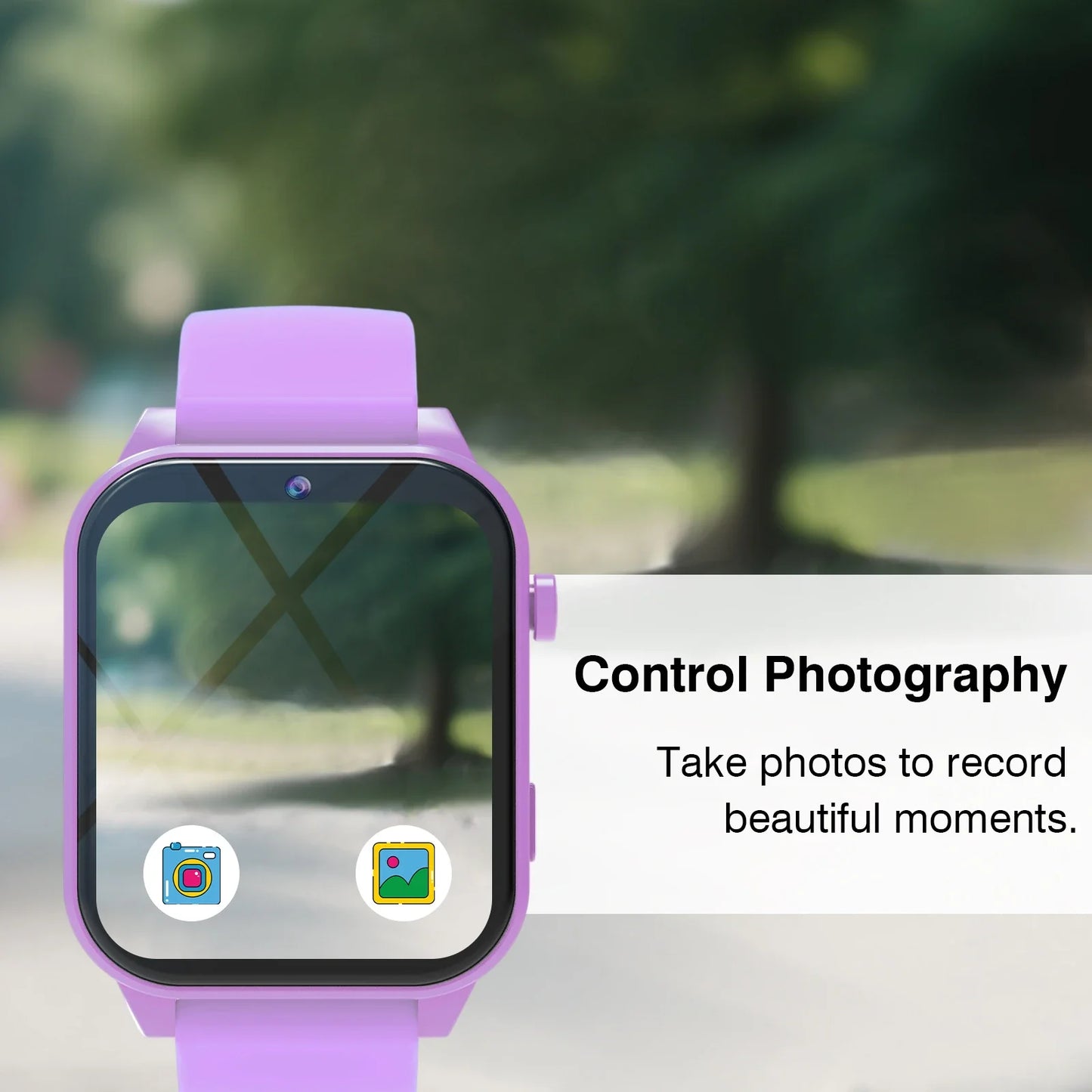 Odelettevcy Kids Smart Watch With 18 Games Camera Waterproof