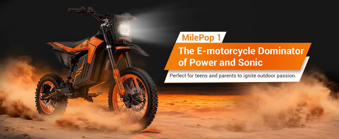 Engwe HillMiles MilePop Electric Dirt Bike 2000W With Dual Suspension