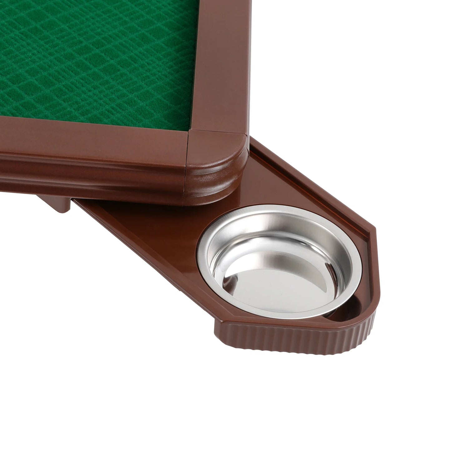 Foldable Square Mahjong Table With Four Cup Holders And Drawers