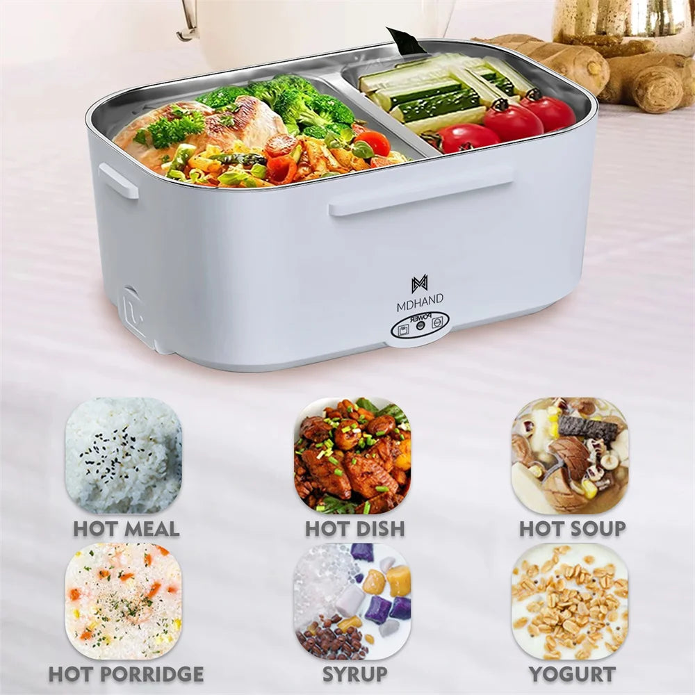 65W Electric Lunch Box Travel Warmer for Car or Home
