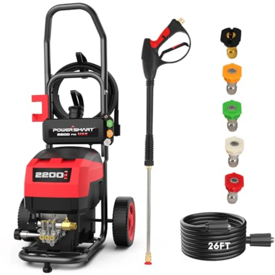 Electric Pressure Washer 1.2 GPM For Cars Patio Decks Fences