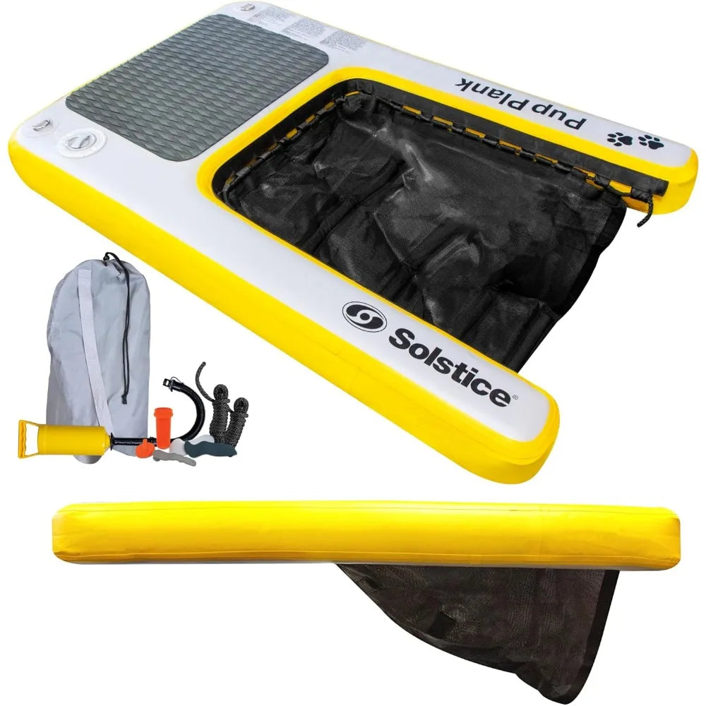 Solstice Inflatable Pup Plank Water Ramp for Boats and Docks