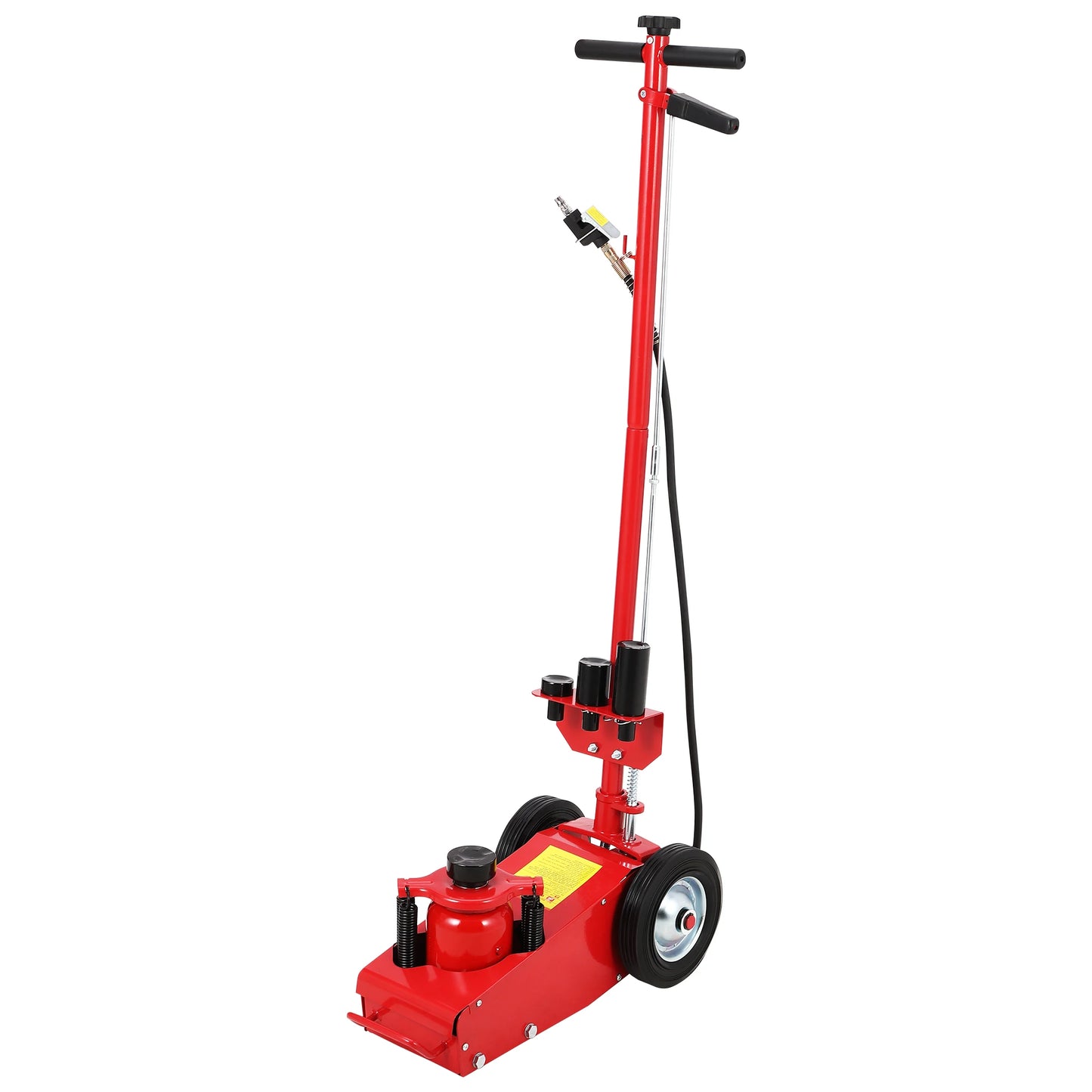 HiMISS 30 Ton Air Hydraulic Floor Jack With Dual Power Adapters