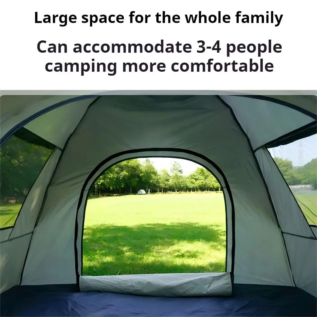 Pakicetus Outdoor Shelter Sunshade Automatic Opening Tent For Camping