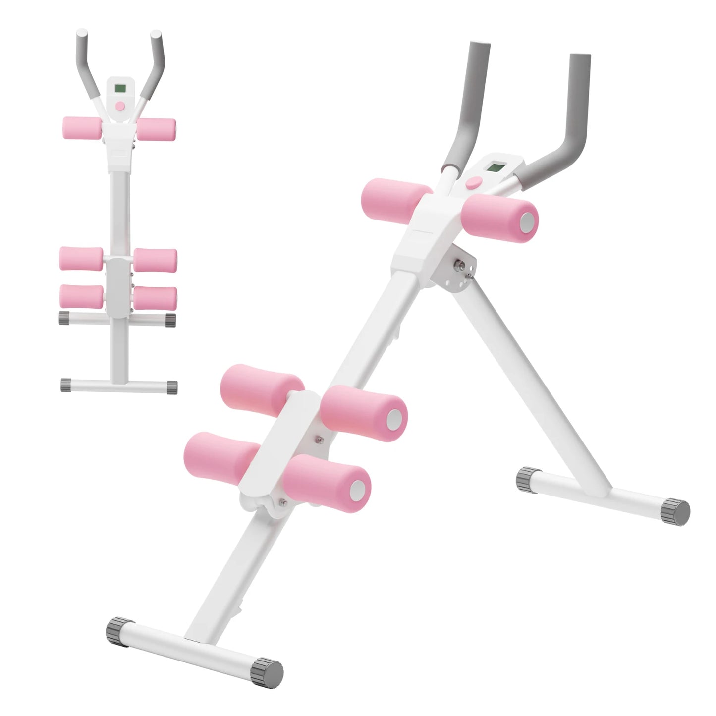 Foldable Ab Machine Core Workout Equipment 4 Level Waist Toner 250 Lb Capacity