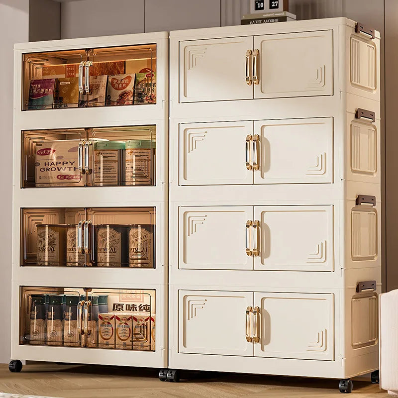 Multifunctional Folding Storage Cabinet Wardrobe Organizer For Home