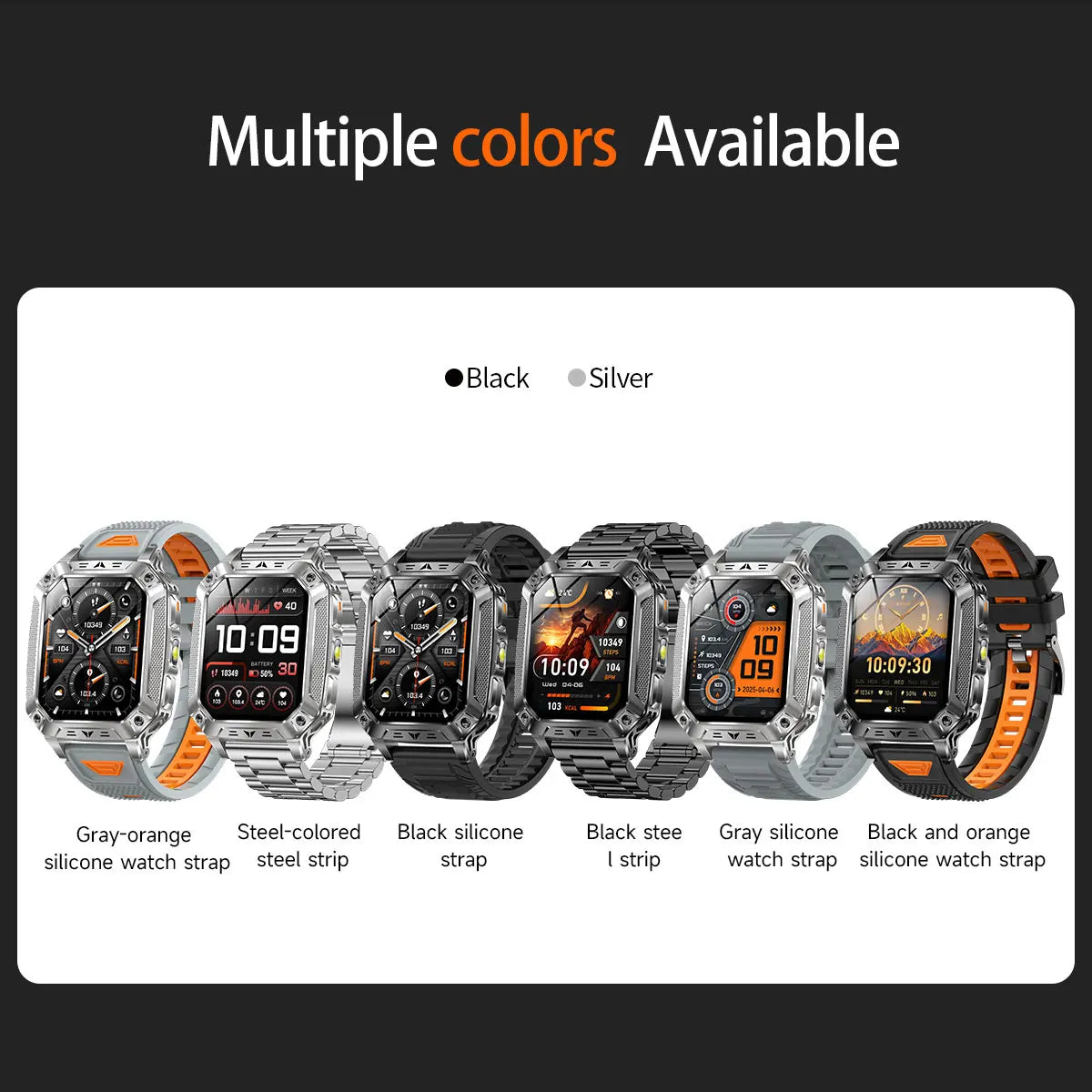 GPS Smart Watch AMOLED 1400mAh Waterproof Fitness Tracker Bluetooth Call
