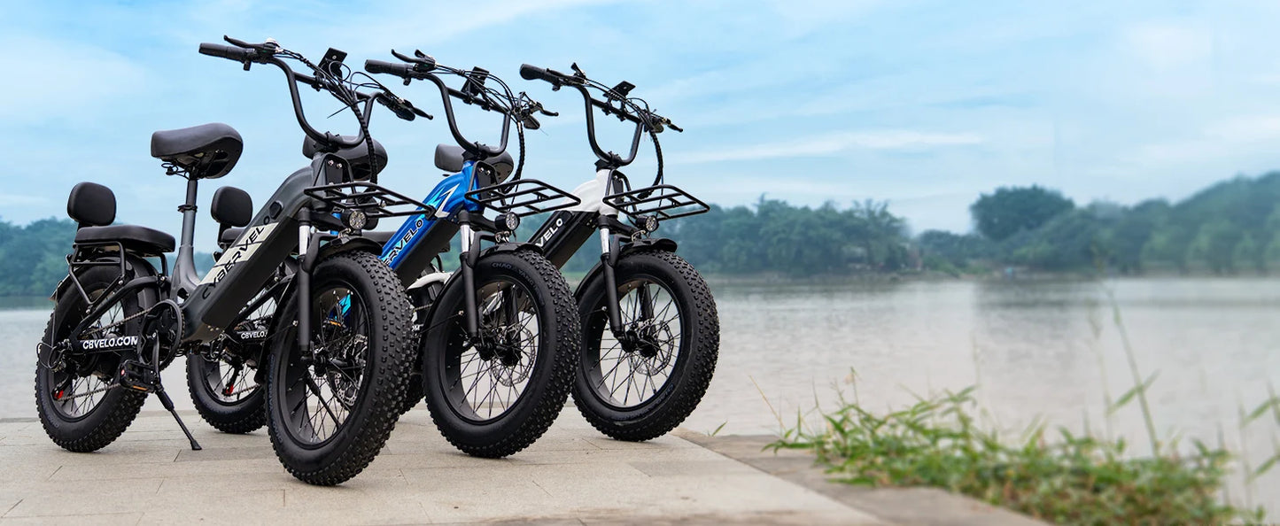 CYBERVELO EK12 Step Through Electric Bike With Removable 48V Battery