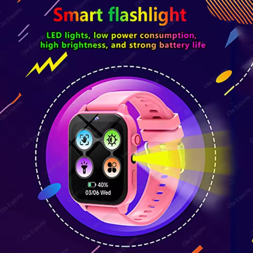 Kids Smartwatch With 100 Plus Games, HD Screen, Music iOS Android